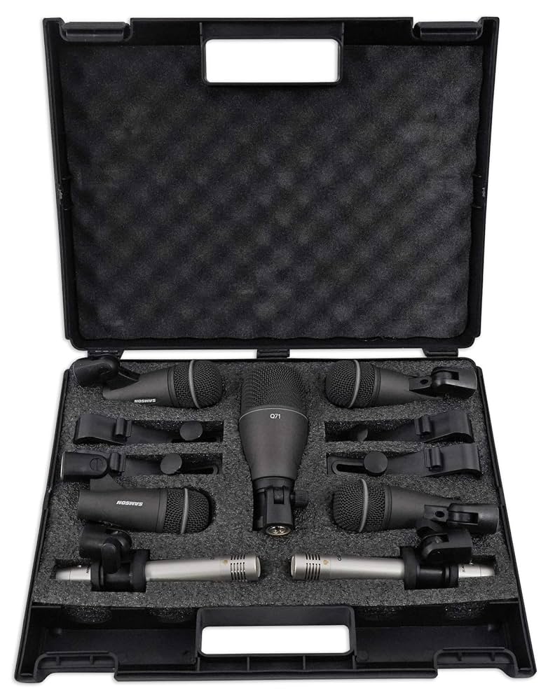 菅*原様 SAMSON ドラム用マイクセット ７KIT Amazon | SAMSON DK7/7kit ドラム用マイク7本セット